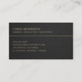 Carte De Visite Installation de CCTV (Dos)