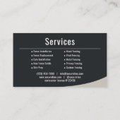 Carte De Visite Installation de Clôtures (Dos)