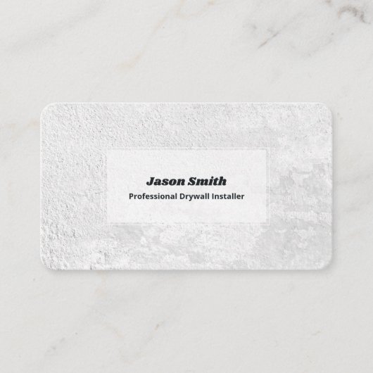 Carte De Visite Installation de Drywall (Devant)
