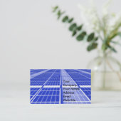 Carte De Visite Installation de panneau solaire (Debout devant)
