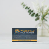Carte De Visite Installation de panneaux solaires professionnels m (Debout devant)