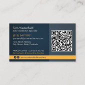 Carte De Visite Installation de panneaux solaires professionnels m (Dos)