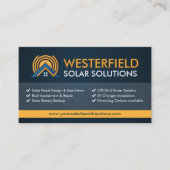 Carte De Visite Installation de panneaux solaires professionnels m (Devant)