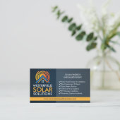Carte De Visite Installation de panneaux solaires professionnels m (Debout devant)