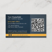 Carte De Visite Installation de panneaux solaires professionnels m (Dos)