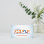 Carte De Visite Installation de panneaux solaires professionnels m (Debout devant)
