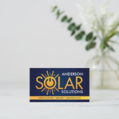 Carte De Visite Installation de panneaux solaires professionnels m (Debout devant)