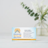 Carte De Visite Installation de panneaux solaires professionnels m (Debout devant)