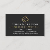 Carte De Visite Installation de plancher de bois Code QR (Devant)