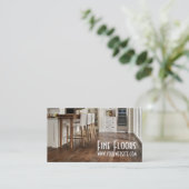 Carte De Visite Installation de planchers Construction de bois dur (Debout devant)