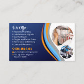 Carte De Visite Installation de plomberie moderne en plomberie Ble (Dos)