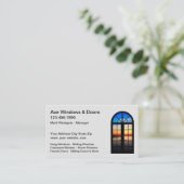 Carte De Visite Installation de portes et fenêtres (Debout devant)