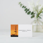 Carte De Visite Installation de service de Workover de gisement de (Debout devant)