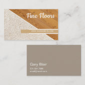 Carte De Visite Installation de sol Construction Business usine (Devant / Derrière)