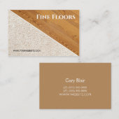 Carte De Visite Installation de sol Construction Business usine (Devant / Derrière)