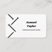 Carte De Visite Installation Drywall (Devant)