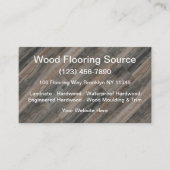 Carte De Visite Installation du service de nettoyage du plancher d (Devant)