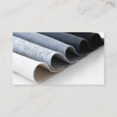 Carte De Visite Installation du sol de tapis Entreprise (Dos)