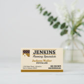 Carte De Visite Installation du sol Professionnel (Debout devant)