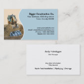 Carte De Visite Installation d'une fosse septique noire (Devant / Derrière)