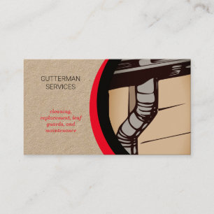 Carte De Visite Installation et entretien de gouttières 