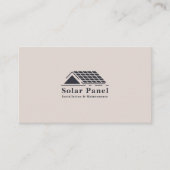 Carte De Visite Installation et maintenance de panneaux solaires (Devant)