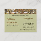 Carte De Visite Installation et réparation de fabrication de (Dos)