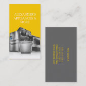 Carte De Visite Installation et réparation de l'appliance (Devant / Derrière)