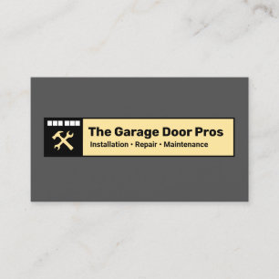 Carte De Visite Installation et réparation de portes de garage