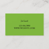 Carte De Visite Installation et réparation de système d'arrosage v (Dos)