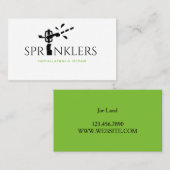 Carte De Visite Installation et réparation du système Sprinkler (Devant / Derrière)