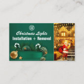 Carte De Visite Installation et retrait des feux de Noël (Devant)