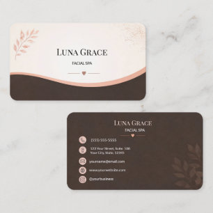Carte De Visite Institut de beauté Soft Blush