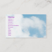 Carte De Visite instructeur au paragraphe - modèle (Dos)