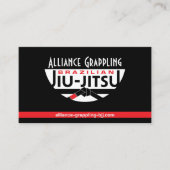 Carte De Visite Instructeur brésilien Jiu-Jitsu (Devant)