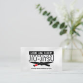 Carte De Visite Instructeur brésilien Jiu-Jitsu (Debout devant)