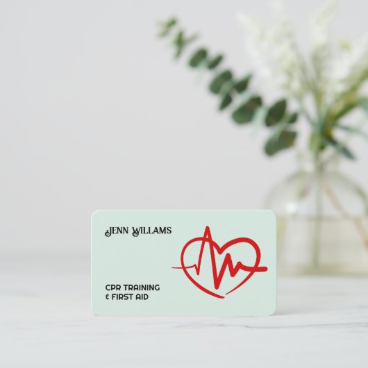 Carte De Visite Instructeur CPR (Debout devant)