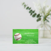 Carte De Visite Instructeur de baseball professionnel (Debout devant)
