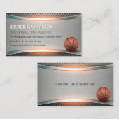 Carte De Visite Instructeur de basket-ball | Coach | Formateur (Devant / Derrière)
