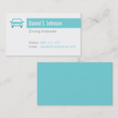 Carte De Visite Instructeur de conduite automobile professionnel m (Devant / Derrière)