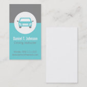 Carte De Visite Instructeur de conduite professionnel moderne (Devant / Derrière)