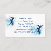 Carte De Visite Instructeur de danse (Dos)