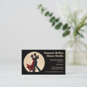 Carte De Visite Instructeur de danse en salle de bal (Debout devant)