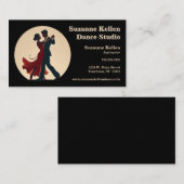 Carte De Visite Instructeur de danse en salle de bal (Devant / Derrière)