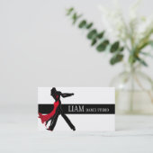 Carte De Visite Instructeur de danse professionnel, leçons, Studio (Debout devant)