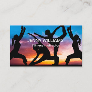 Carte De Visite Instructeur de fitness moderne