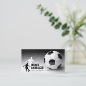 Carte De Visite Instructeur de football | Coach (Debout devant)
