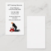 Carte De Visite Instructeur de formation en RCR (Devant / Derrière)
