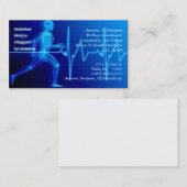 Carte De Visite Instructeur de forme physique (Devant / Derrière)