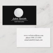 Carte De Visite Instructeur de golf (Devant / Derrière)